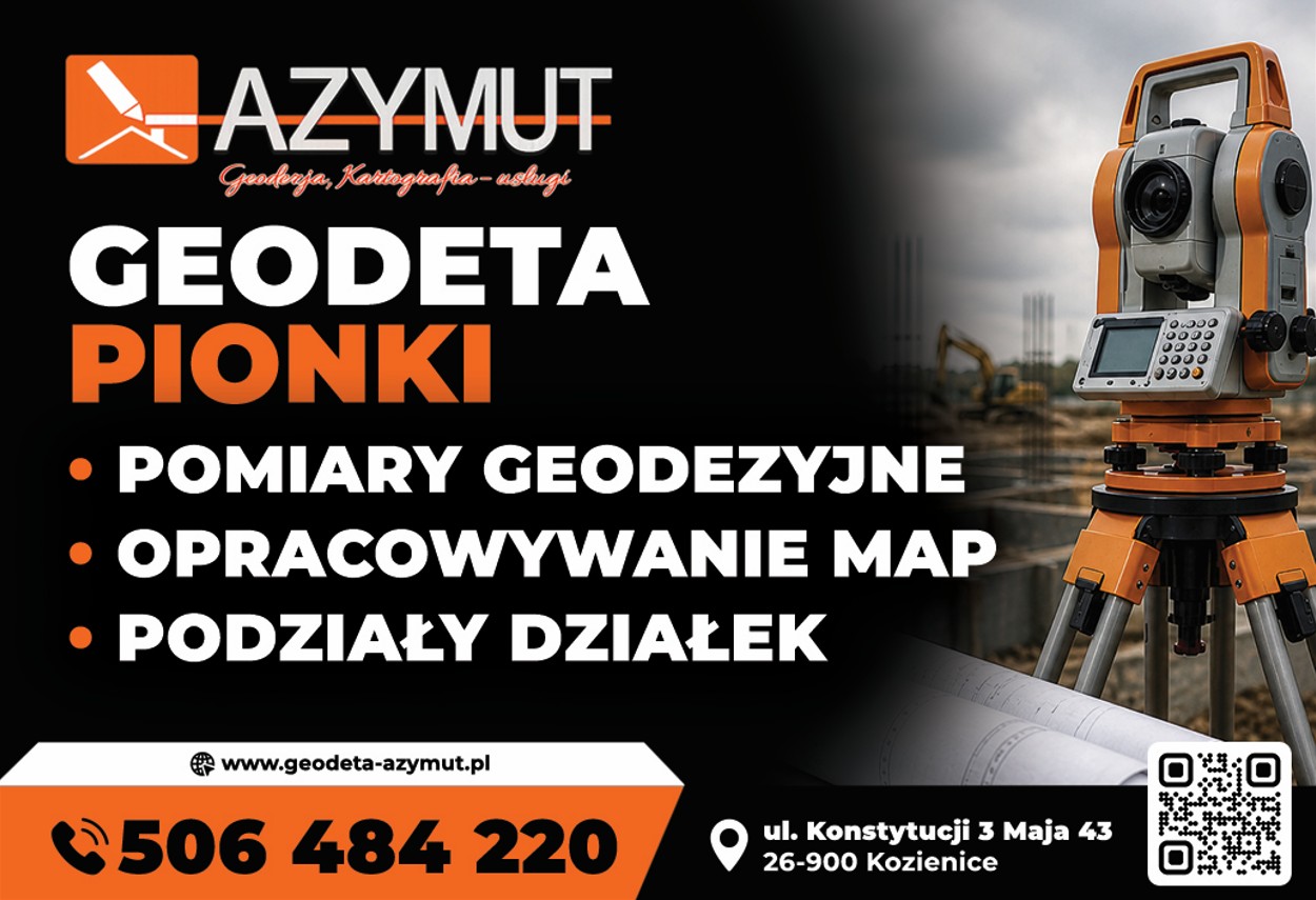 usługi kartograficzne PIONKI
